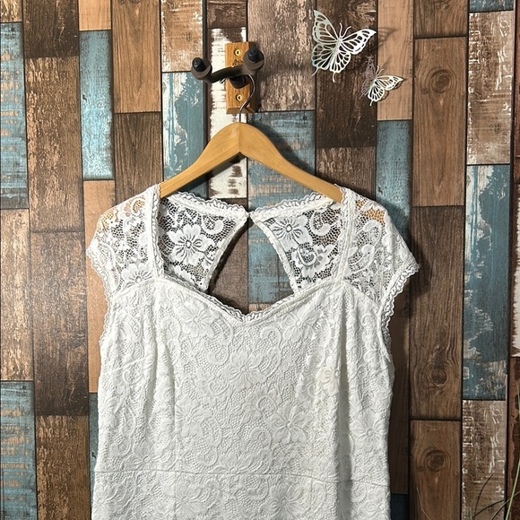 Vfshow 3XL white long lace Designer dress - Picture 3 of 16